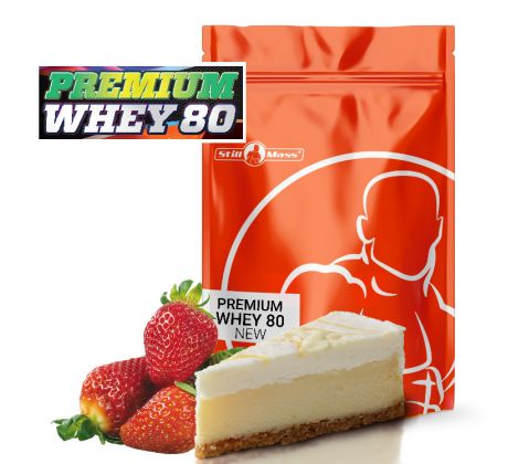 Premium whey 80 1kg - Cheesecake/strawberry