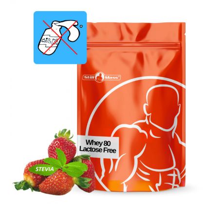 Whey 80 lactose free 2kg stevia - Strawberry