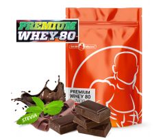 Premium Whey 80 STEVIA 2kg - Chocolate