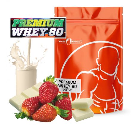 Premium whey 80  1kg - Whitechoco Strawberry