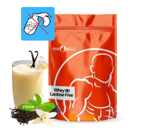 Whey 80 Lactose free 2kg Stevia - Vanilla