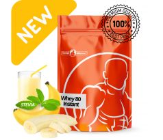 Whey 80 instant 1kg - Banana stevia  NEW