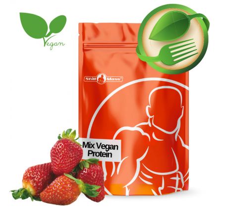 Mix vegan protein 500 g - Strawberry
