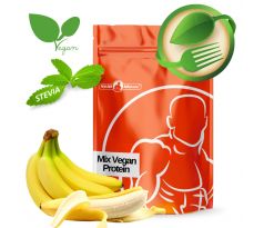 Mix vegan protein 1kg  stevia - Banana