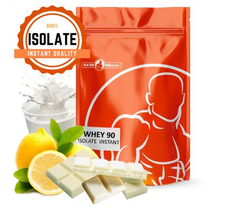 Whey Protein Isolate instant 90% 1kg - Lemon/whitechoco