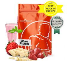 Whey protein 1kg - Whitechoco/strawberry stevia
